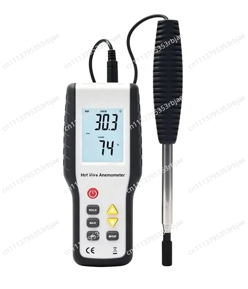 Hot Wire Hot Air Anemometer Wind Speed Measuring Instrument HT-9829 High Sensitivity Digital Portable Anemometer