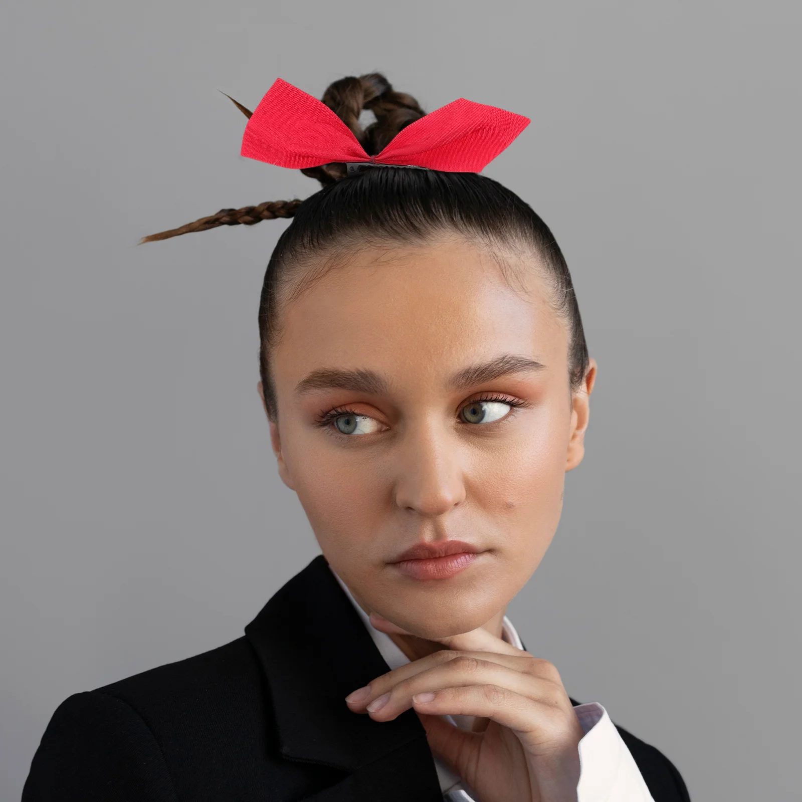 

Big Bow Clips Large Bows For Satin Bowknot Hairpin Secure Halfclip Design French Barrette Party Hair Accessories Red