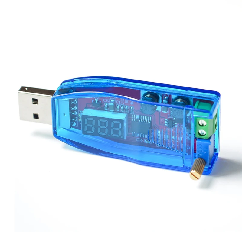 Led DC-DC 5v para dc 1-24v potenciômetro ajustável usb step up/down buck boost conversor fonte de alimentação módulo regulador de tensão