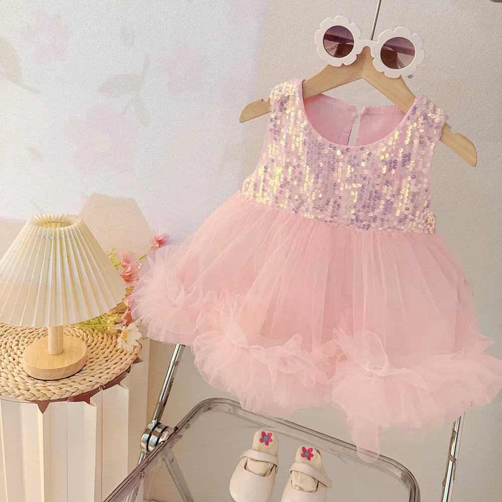vestido-de-menina-fofo-para-festa-de-aniversario-roupa-de-bebe-menina-vestido-de-verao-com-lantejoulas-e-tule-sem-mangas