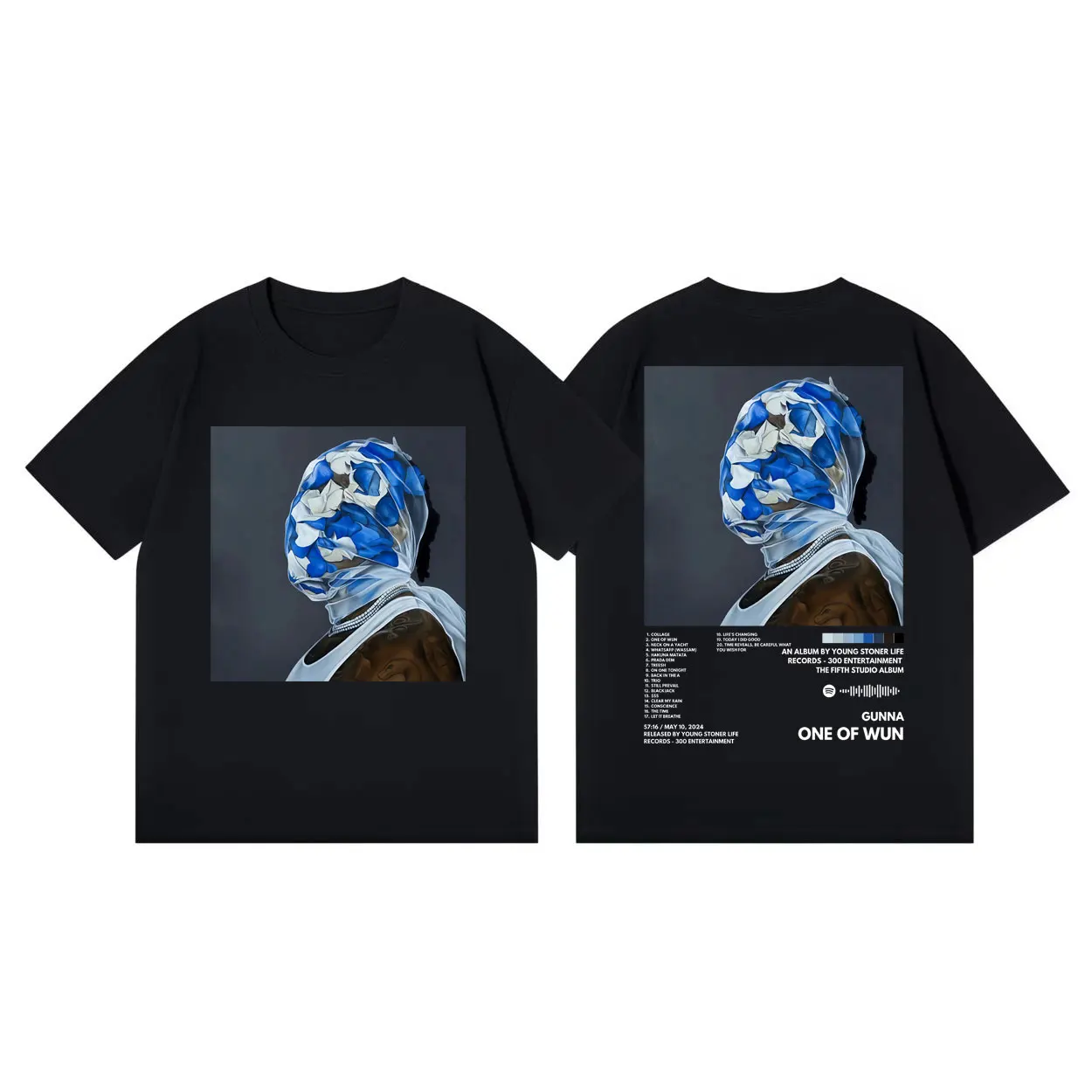 

Рэпер Гамна, музыкальный альбом, графические футболки, модная футболка высокого качества с коротким рукавом, мужские и женские повседневные свободные хлопковые футболки