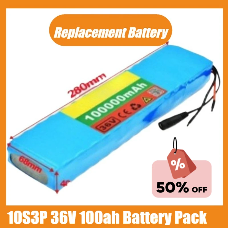 

10S3P 36V 100ah Battery Pack 18650 Lithium-ion Battery 500W for High-power Motorcycles and Scooters