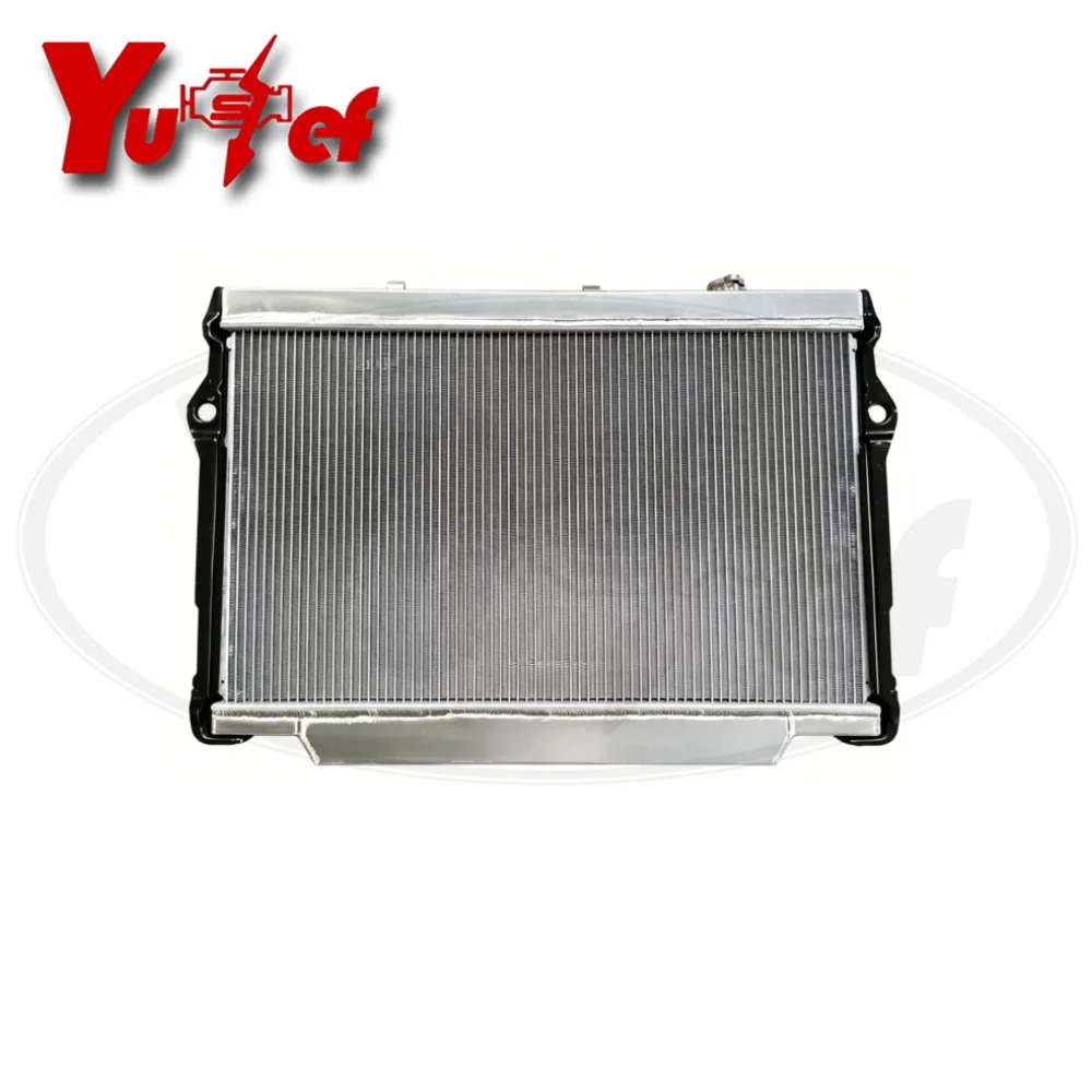 All aluminum radiator For TOYOTA Land Cruiser HDJ80 4.2/1HDFT,1HDT, 1HZ MT 48mm # 16400-17020 16400-17040 - view 2