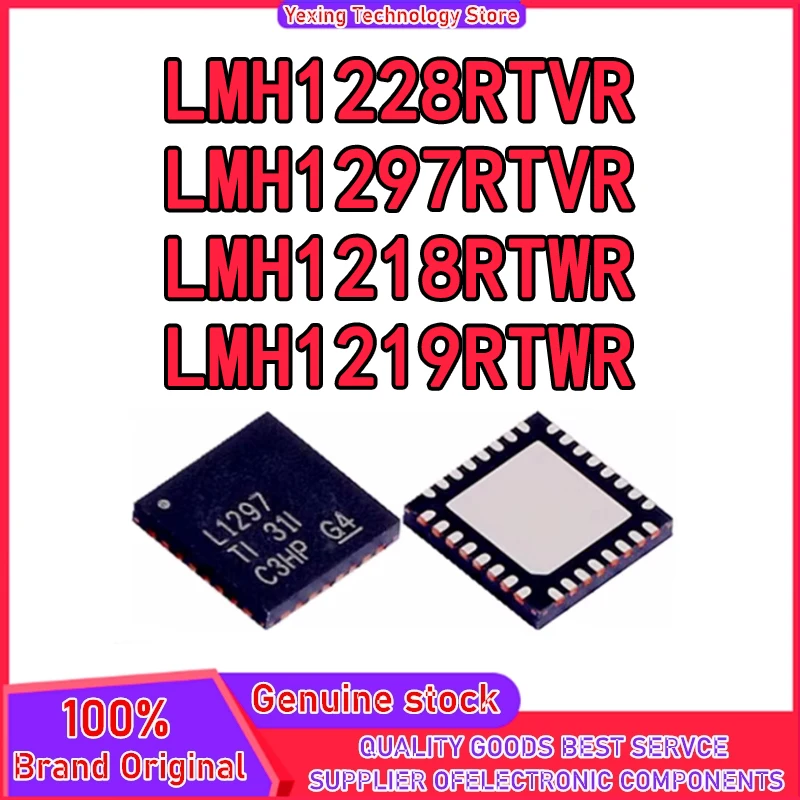 LMH1228RTVR LMH1297RTVR LMH1218RTWR LMH1219RTWR L1297 L1228 L1218A1 L1219A2 WQFN32 IC Chip 100% Novo Original em estoque