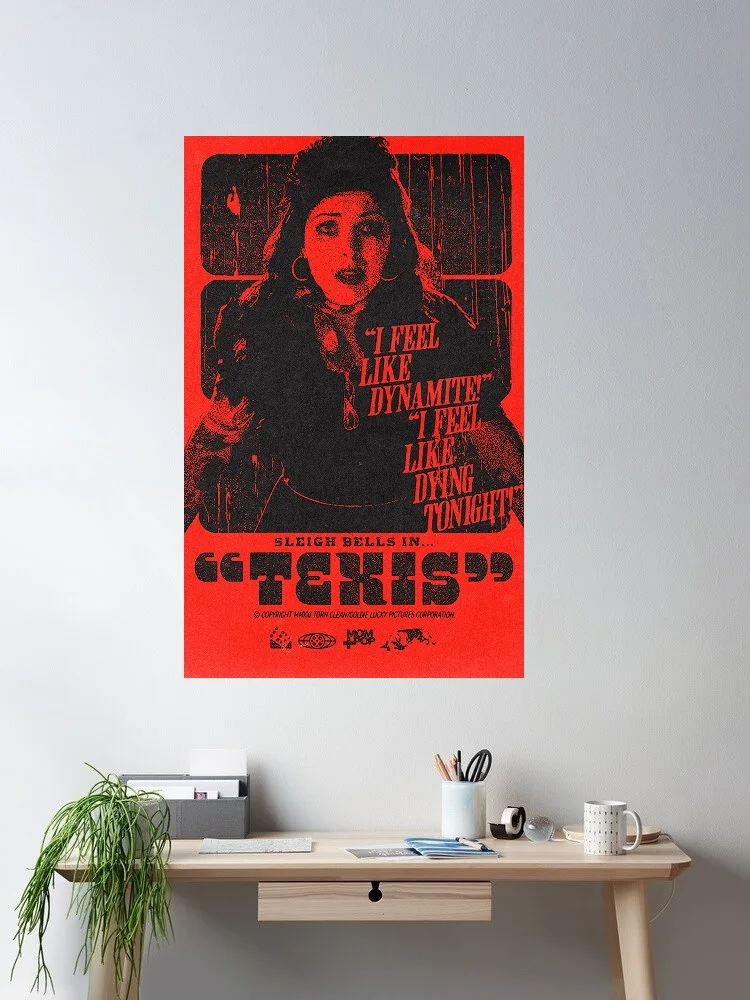 Sleigh Bells – Texis – Locust Laced,Art Picture Print Silk Poster Home Wall Decor