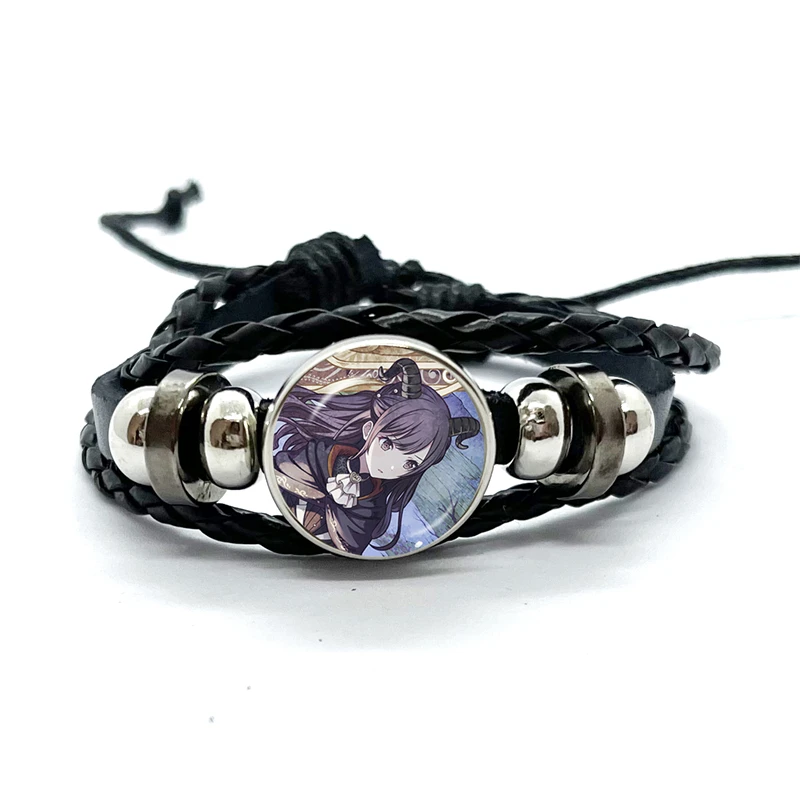 Project SEKAI Anime Shinonome Ena Enanan Leather Bracelets Glass Multilayer Braided Bracelets Bangles Jewelry Gift