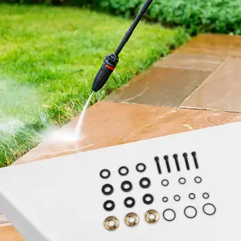 Vysokotlaká hadice pro čištění strojů, hadice pro čištění kanalizace, hadice pro mytí aut, tryska pro tlakovou myčku, pro KARCHER K2~K7/HD/HDS 9 nejlepší prodej sady na opravu čerpadla tlakového mycího prostředku - №6