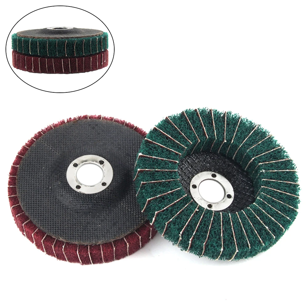 

1pc 100mm x 15mm 180 Grain Nylon Fiber Grinding and Polishing Wheels Stainless Steel Brushing Wheels for Stainless Steel Metal