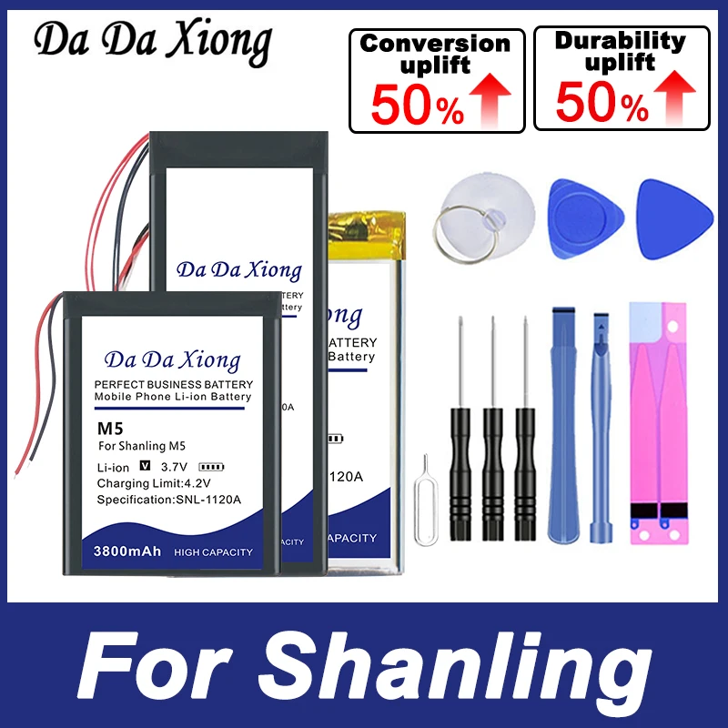 ShanlingUP4 ShanlingUP2 ShanlingM6 ShanlingM5 ShanlingM3 ShanlingM2 Battery For Shanling M0 M1 M2 M2S M3 M3S M5 M5S M6 UP2 UP4