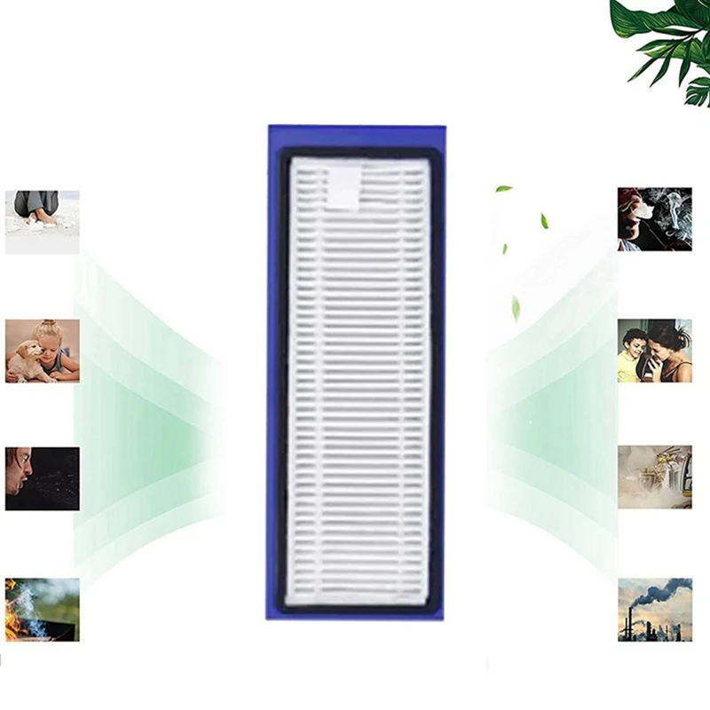 6 قطعة مرشحات Hepa ل Eufy Robovac L70 الهجين جهاز آلي لتنظيف الأتربة أجزاء الملحقات مرشحات قابل للغسل