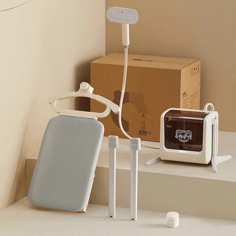 Stiratrice sospesa a vapore pressurizzata, stiratrice verticale domestica, rimozione delle rughe dei vestiti in ferro portatile