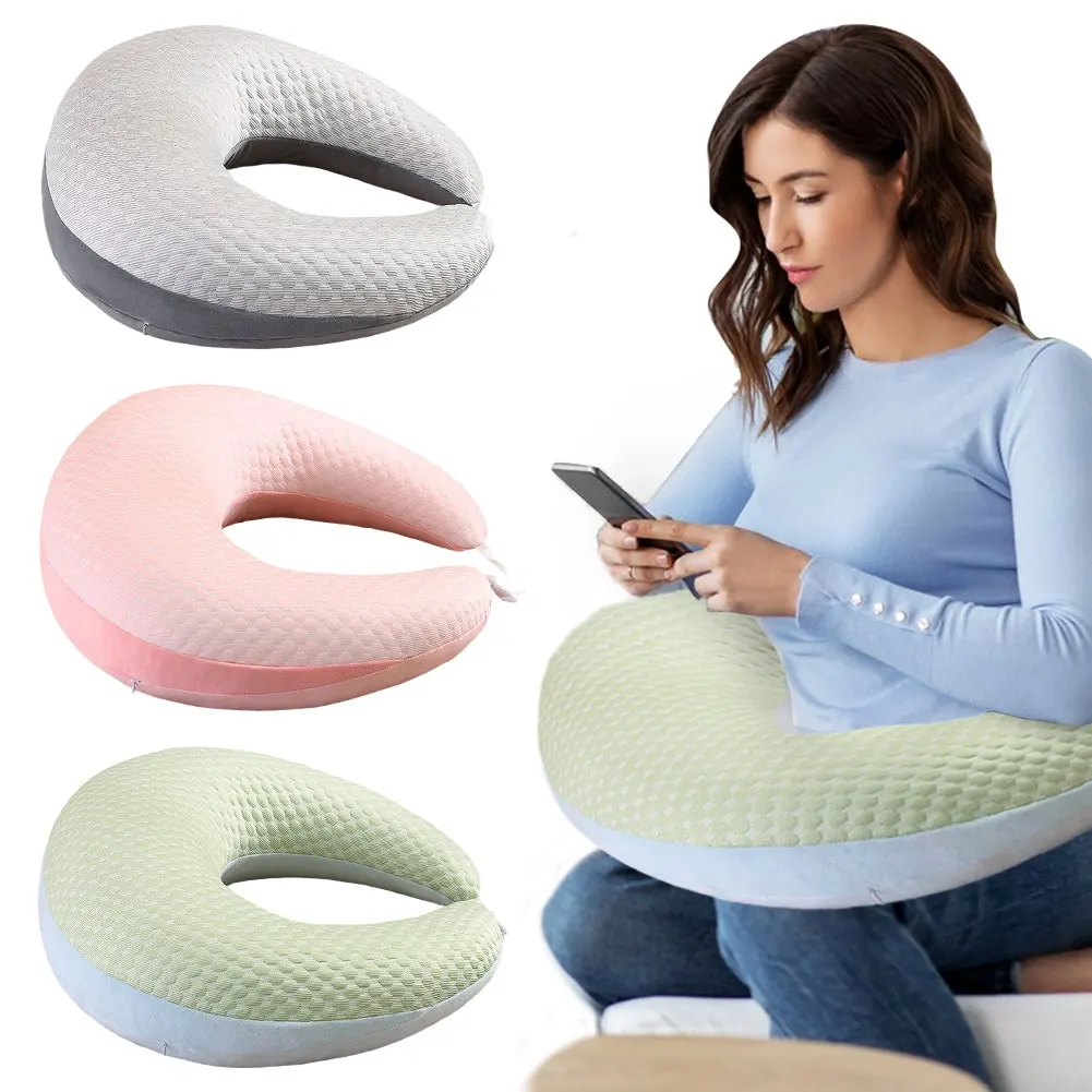 

1pc 3colour Adult Crocheting Pillow Ergonomic Lap Desk Pillow Soft Reading Gaming Pillow for Kids Adults Reading Working Playing