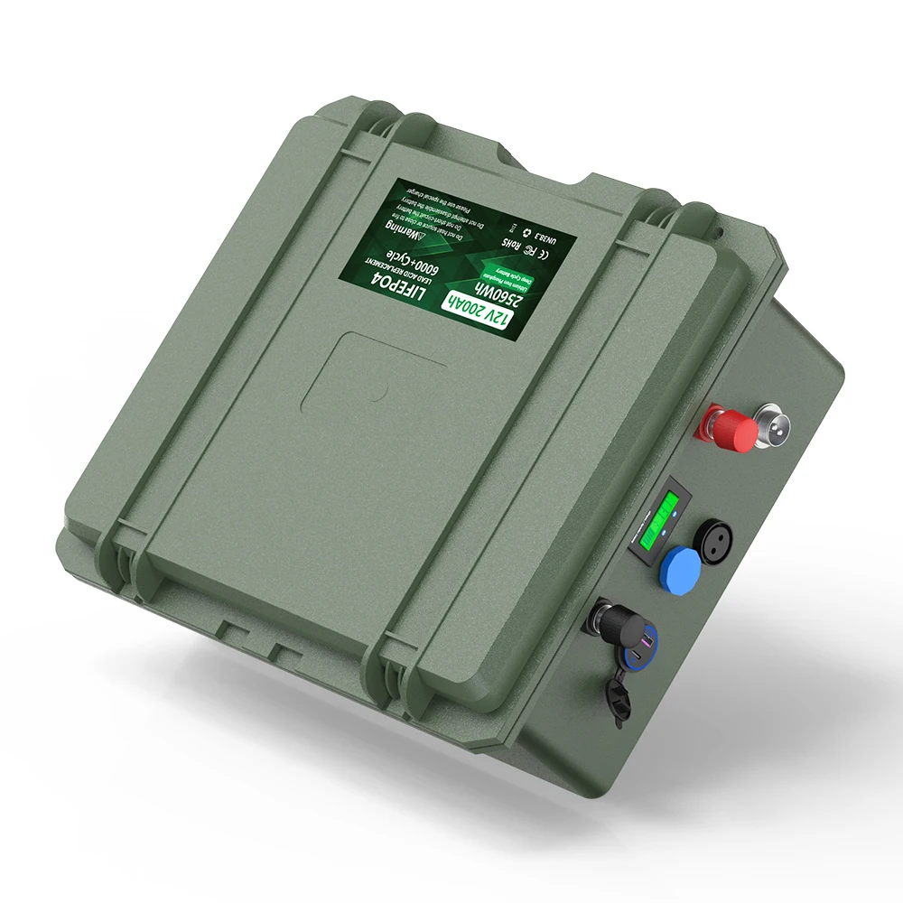 LiFePO4 12V 200Ah 100Ah Batterij 2.5KWh Bluetooth BMS 140Ah 24V Visbootbatterij 6000+ Cycli USB EU Snelle Levering - afbeelding 2