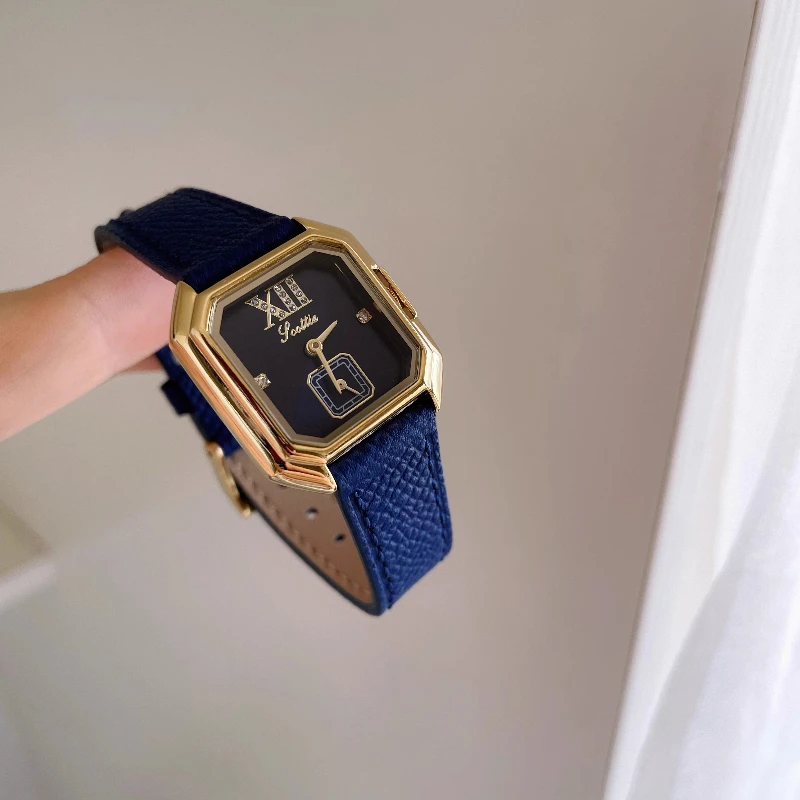 Classic Trend Ladies Watch Elegant Simple Retro 2025 Waterproof Quartz Watch Birthday Gift
