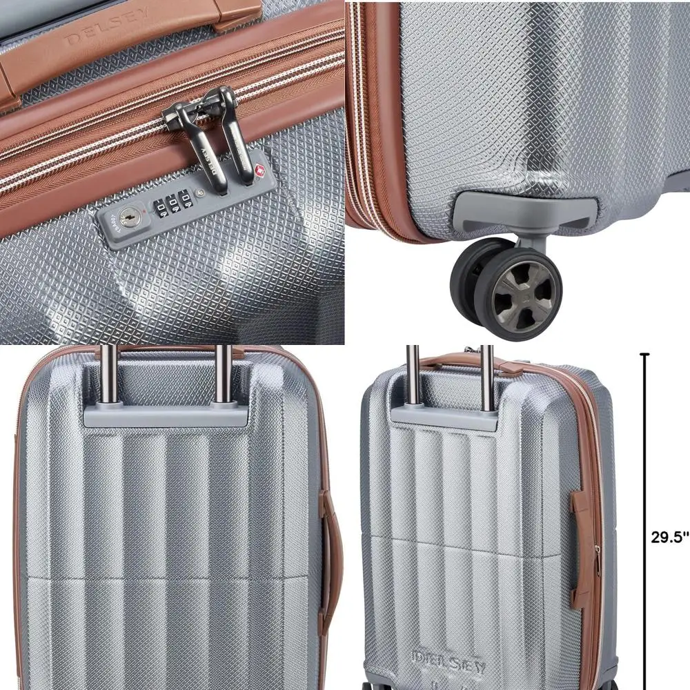 

2-Piece Hardside Expandable Spinner Luggage Set, 21/28 inches, Platinum