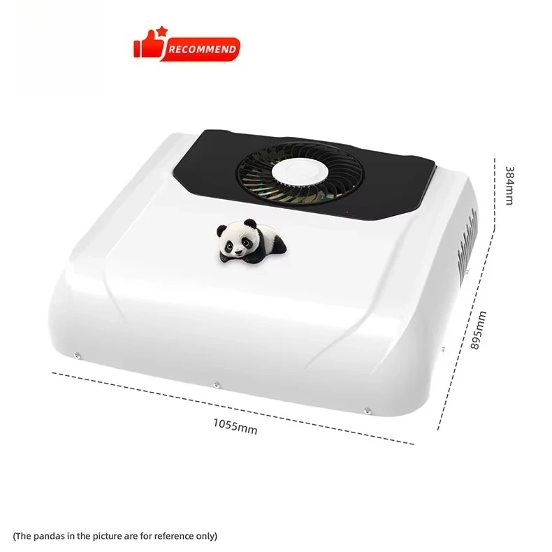 مكيف هواء كهربائي على السطح مكيف Rv مكيف قافلة عالمي تيار متردد 24 فولت للشاحنة #4