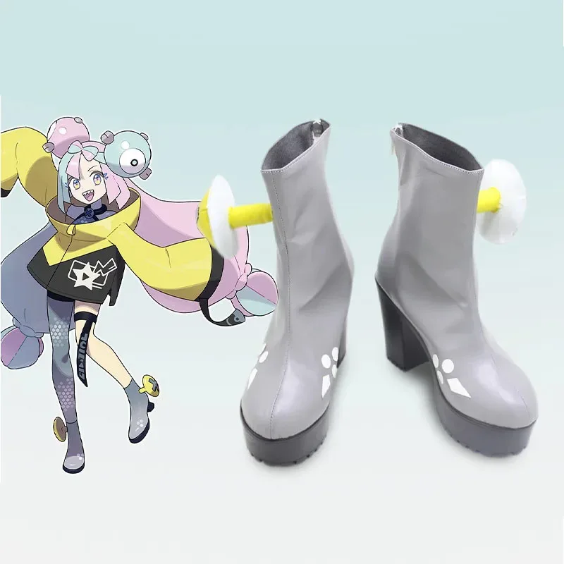 

RealCos Anime Scarlet And Violet Iono Cosplay Shoes Custom Made Boots Women Girl Halloween Carnival Shoes