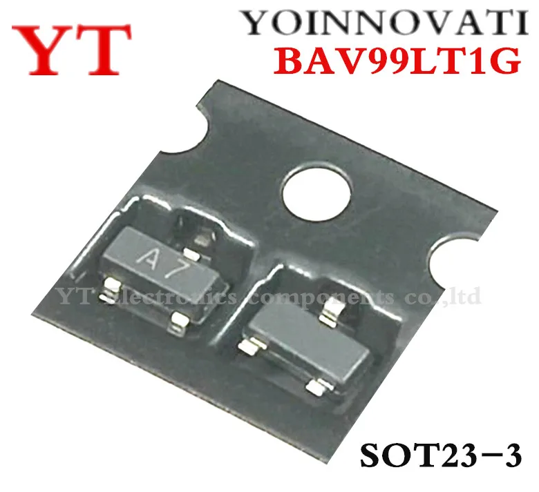 100pcs/lot BAV99LT1G BAV99 A7 SOT-23 IC Best quality