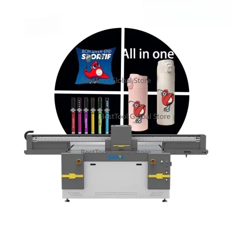 Printing A0 A1 UV In-kjet Flatbed Printer Machine For Carpet Bottle Wo-odAcrylic PVC Glass Helmet 3D With Visual Scanning System