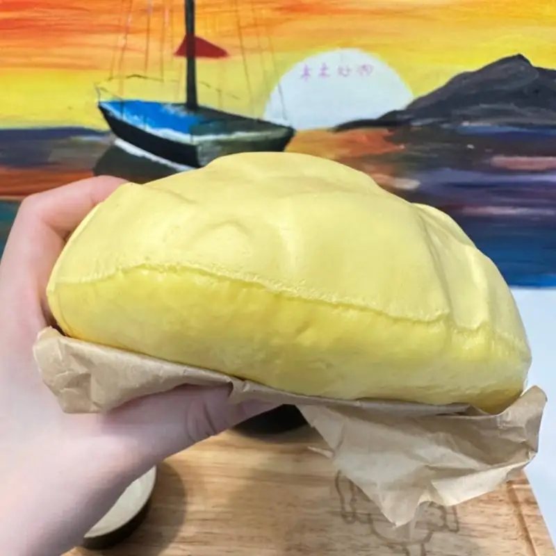 Slow Rising Squishy Bread Oversized Pineapple Bun Stress Relief Squeeze Fidget Toy Prank Decoration Unique Birthday Gift