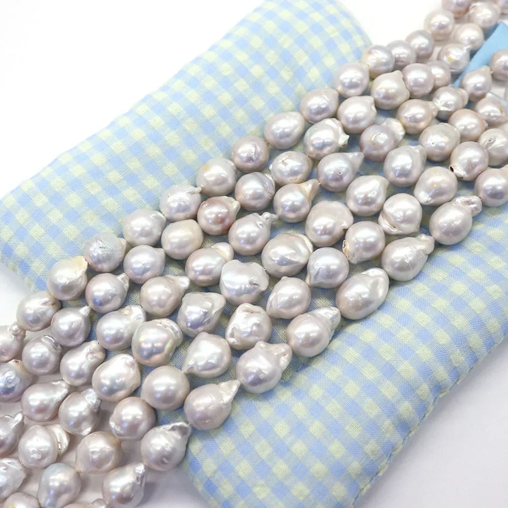 

Жемчуг в стиле барокко, натуральный пресноводный жемчуг неправильной формы с маленьким хвостом, свободные бусины, прямые отверстия, браслет «сделай сам», изысканные ювелирные изделия