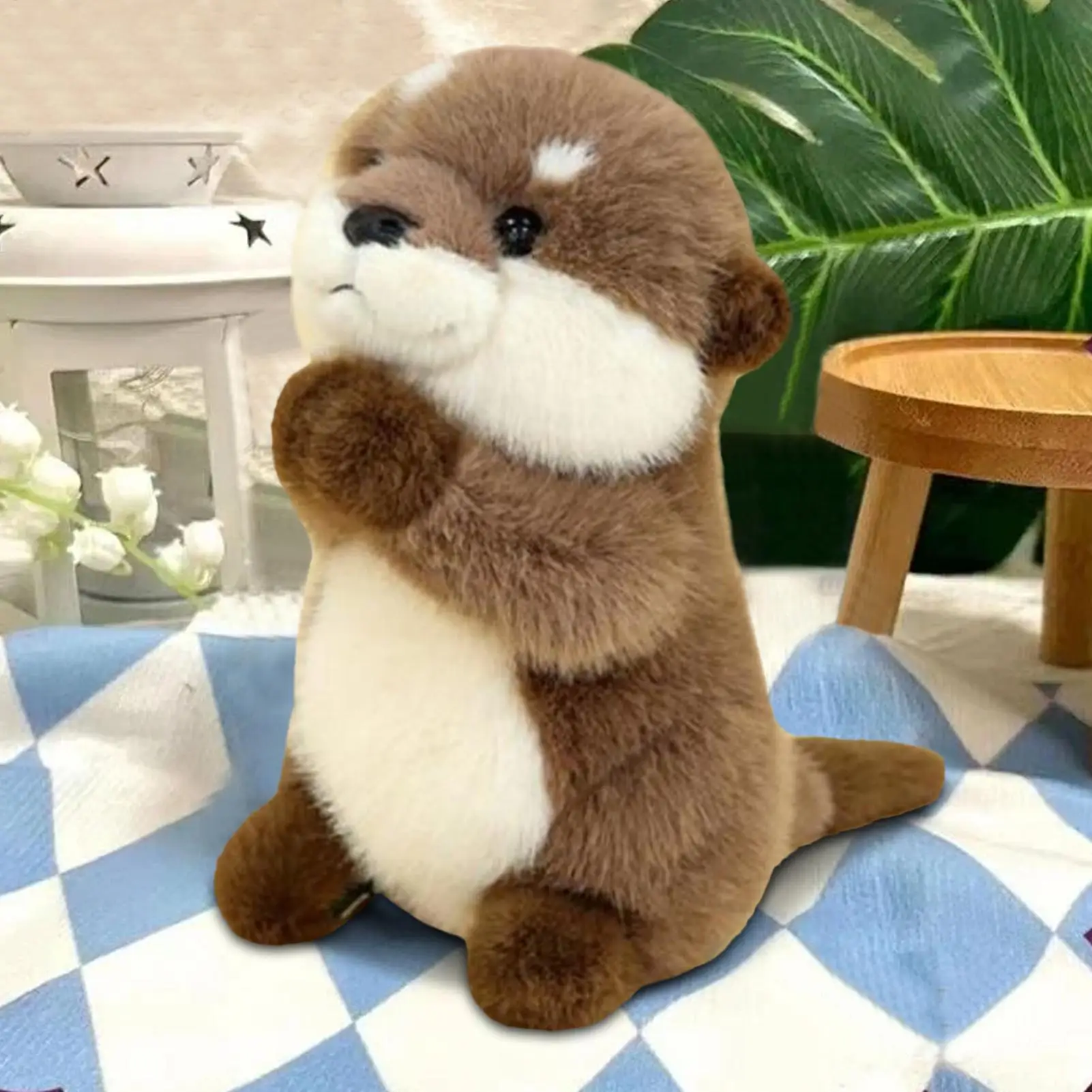 

14x25cm Animal Plush Stuffed Plush Toy Comfortable Soft Pillow Cute O tter Doll For Women Girls Kids Adults Boyfriend Girlfrie