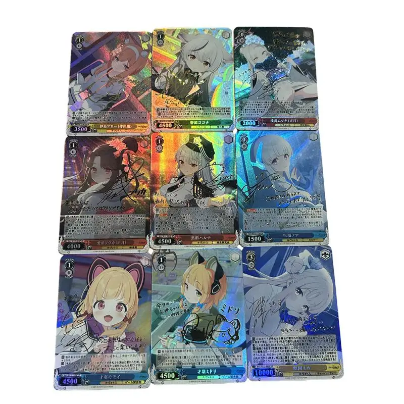 Anime Weiss Schwarz DIY ACG Tabletop Games Battle Flash Cards Misono Mika Toys for boys Collectible Cards Birthday Present