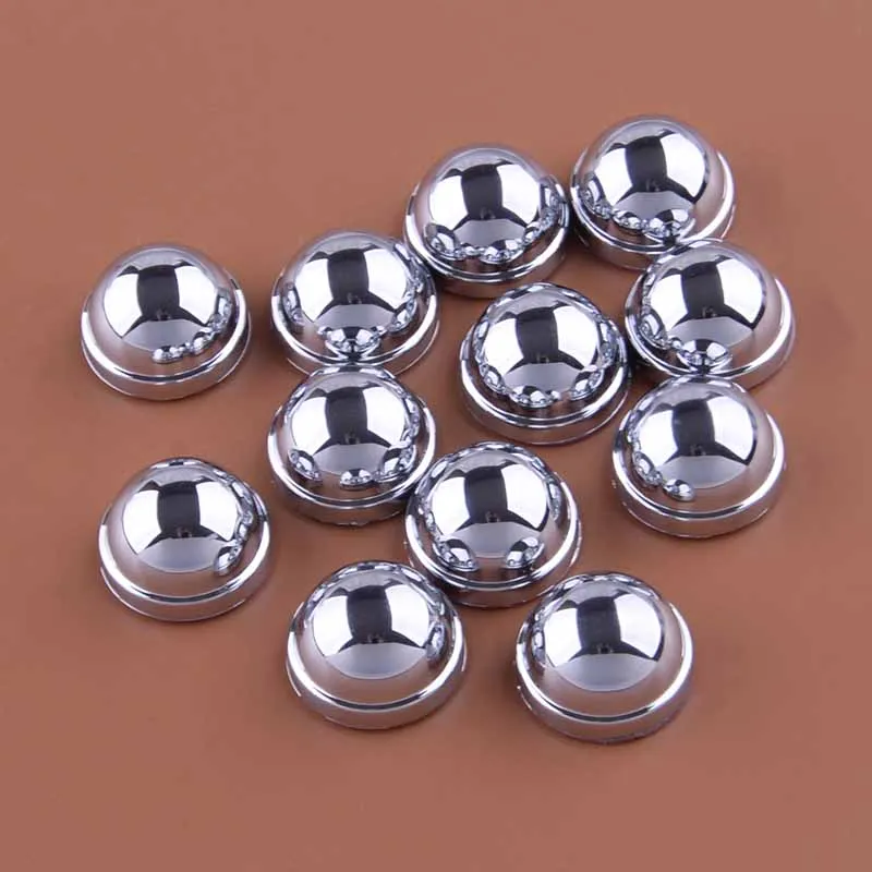 12pcs Car A-Pillar Screw Protection Cover Cap Trim Fit for Jeep Wrangler JK 2007-2010 2011 2012 2013 2014 2015 2016 2017 Silver