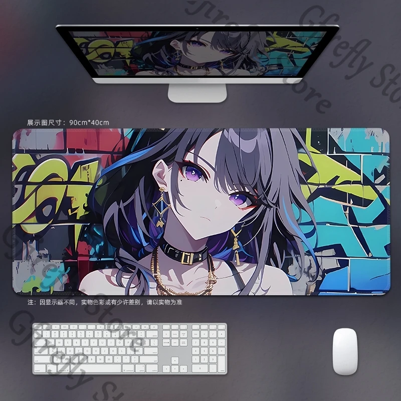 Genshin Impact Mouse Pad Unisex Game Anime Computer Table Mat Electronic Sports  Large Size Lockrand Placemat Gift