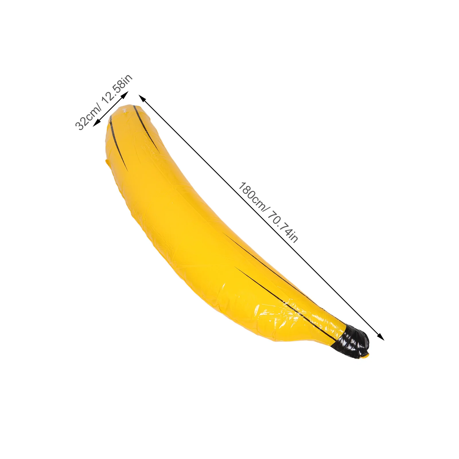 Banane gonflable Jumbo en PVC solide, étanche, grande banane pour cadeaux de fête, événements de plein air, décorations de piscine flottantes