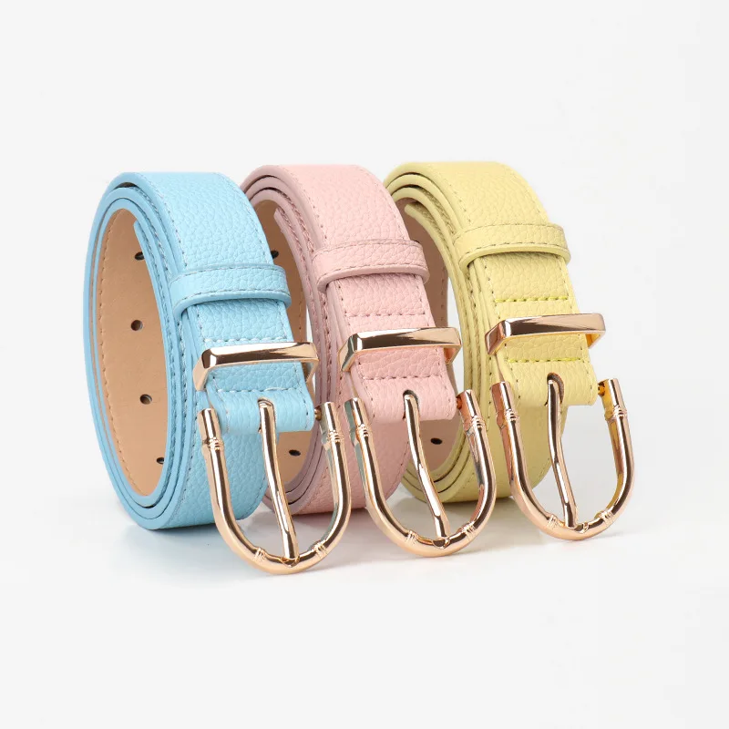 

Korean Version of The New Fashion Versatile Belt Simple Personality of The Ladies Belt Decorative Suit Jeans Belt Female