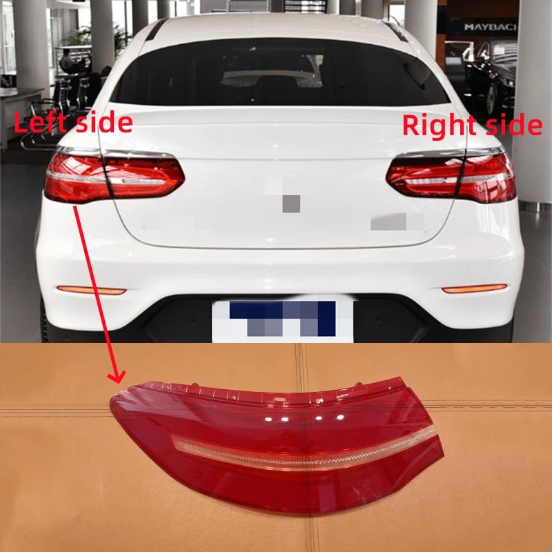 For Mercedes Benz GLC Coupe GLE Coupe 2016 2017 2018 2019  Rear Lights Cover Car Replacement Auto Rear Shell Cover