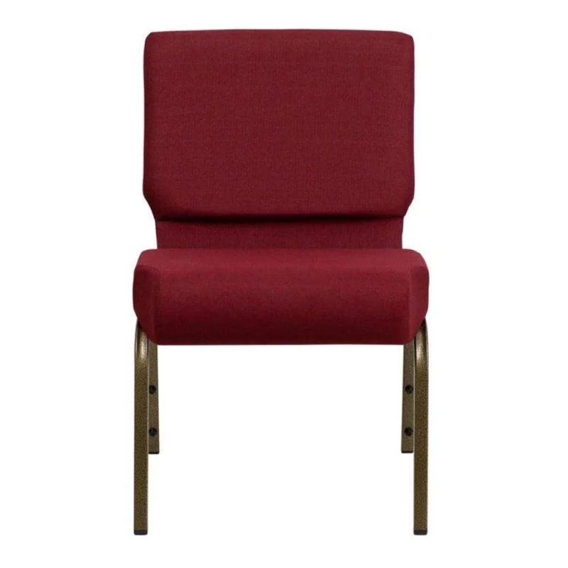 

Durable fabric cushion metal frame chairs for church event