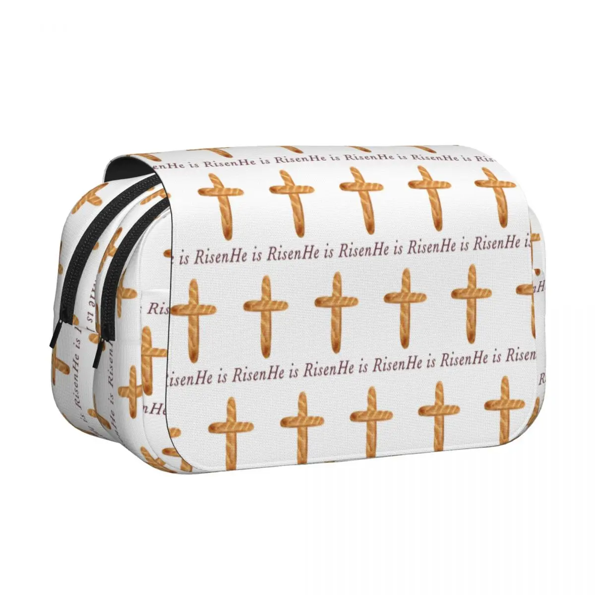 He Is Risen, Shirley's Bread Apron (Community) Pencil Cases Pen Holder Hard Shell Leather Big Capacity Pen Box Pencil Bag School