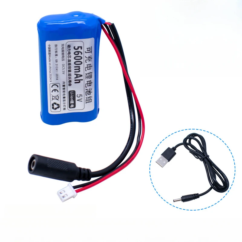 5 فولت 3000 مللي أمبير-11200 مللي أمبير بطارية ليثيوم قابلة للشحن رقاقة واحدة الحواسيب الصغيرة لمصباح LED خارجي ، مروحة USB ، سمّاعات بلوتوث #3