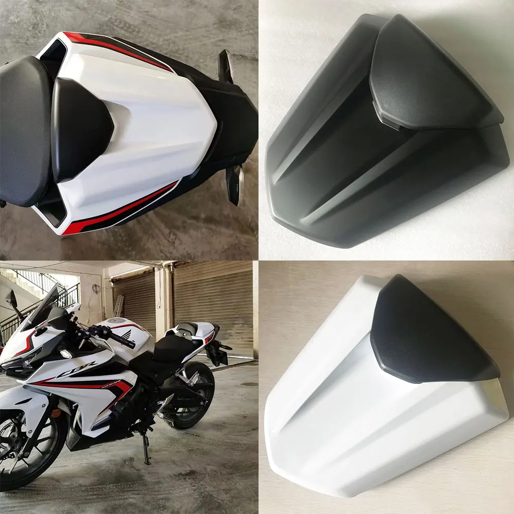 For Honda CBR500R CB500F CB400F 2020 2021 2022 Motorcycle Pillion Rear Passenger Seat Cowl Cover CBR 500R Red Carbon Black