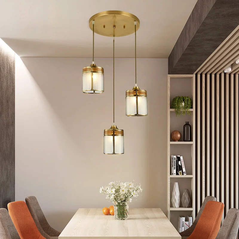 Nordic Modern Minimalist Glass Ceiling Light LED Dinning Room Lamp Corridor Lustre Creative Living Room Lighting E27 Home Decor