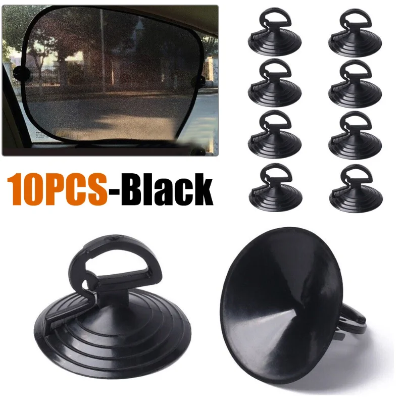 10PCS 35mm Rubber Car Suction Cup Sucker PVC Suction Cup Hook Suction Cup Car Sunshade Sucker Hooks Car Interior Organizer