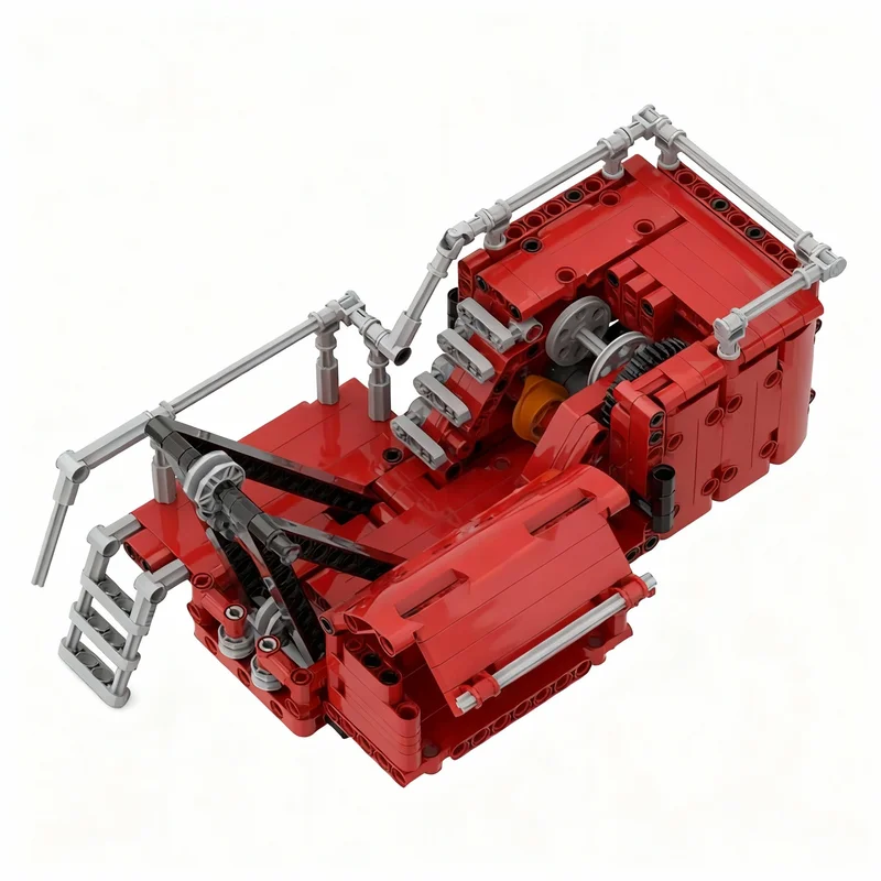 395pcs MOC Recovery Attachment M93x Halftrack Technical Model Toys Building Blocks Christmas Gift Architecture Birthday Craft