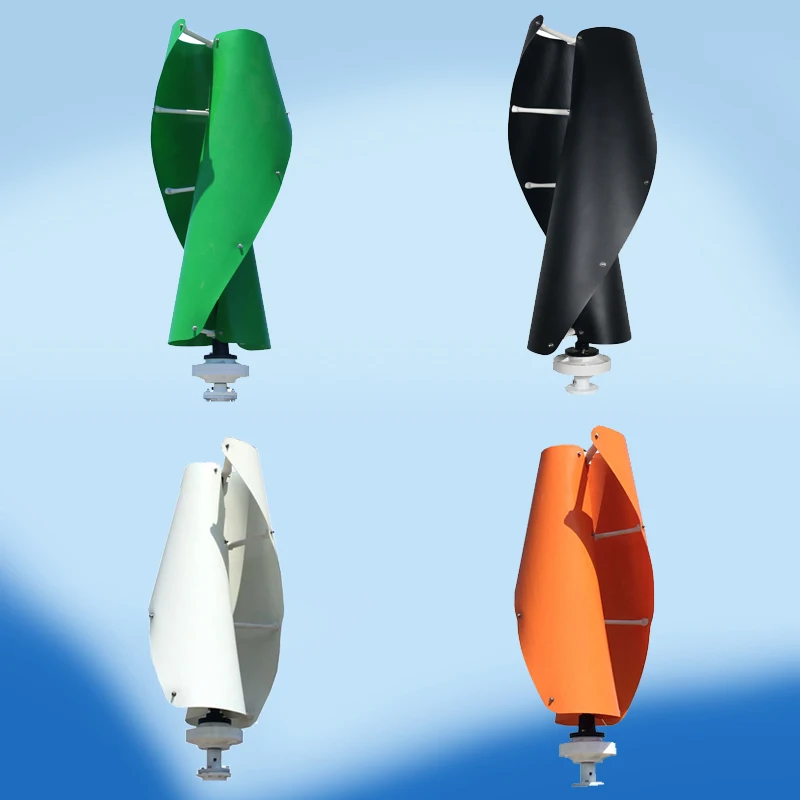 High-Power Low-Speed Vertical Axis Wind Turbine 12V 24V 48V Off-grid 48V Grid Connection New Free Energy Generator