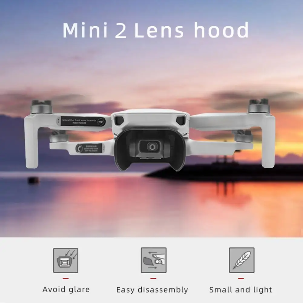 Description Picture 6 of itemLens Sunshade Hood Eco-friendly Drone Safety Elements Playing for DJI Mavic Mini/Mini 2 Camera Visor Protective Cover