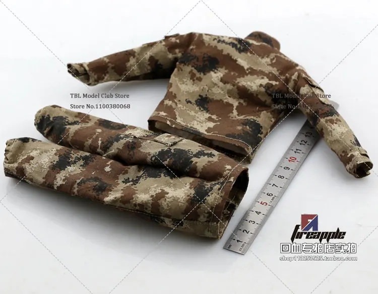 Conjunto de ropa de soldado masculino, uniforme de combate de camuflaje del ejército, decoración de modelo de casco, cuerpo de figura de acción, 12 pulgadas, 1/6