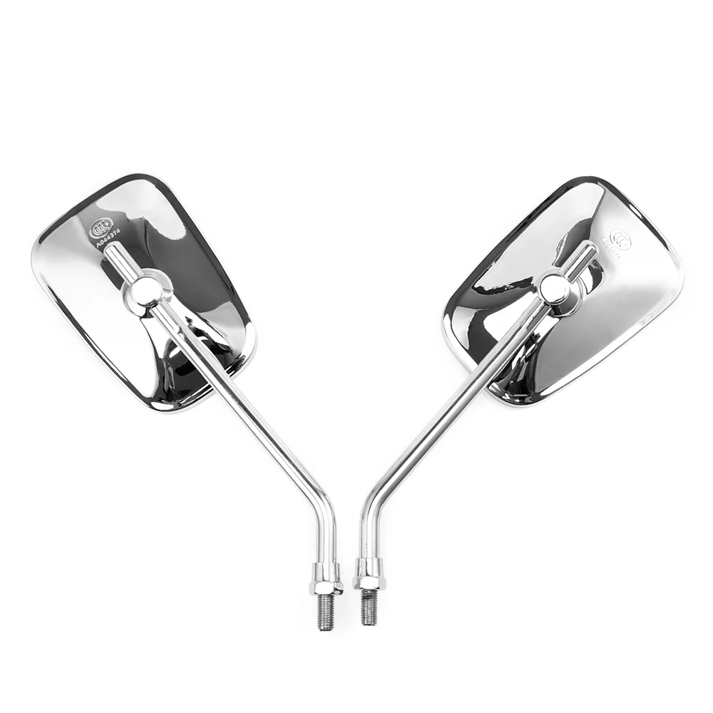 Chrome Motorcycle Mirrors For Honda Shadow Spirit 750 1100 VLX600 VT600C VTX1100 Rear View Side Mirror For Bandit 600 GSF600S view 4