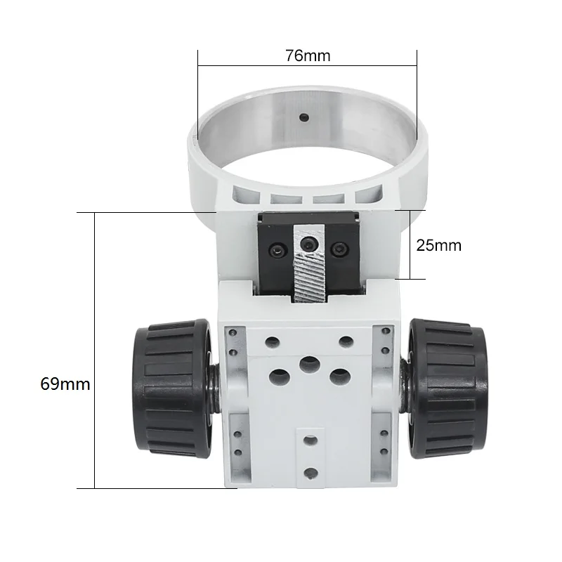 Industrial Microscopes Focus Arm Two-way Coarse Focusing Adjustment Mount Head Holder Ring 76mm Microscope Accessories Parts