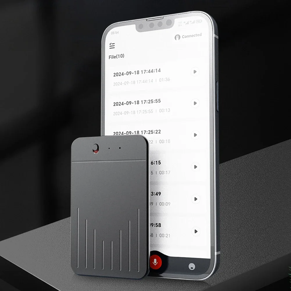 AI مسجل صوت APP التحكم الصوتي الإملاء نقل ملخص جهاز ترجمة اللغة لمحاضرة اجتماع دعوة مقابلة