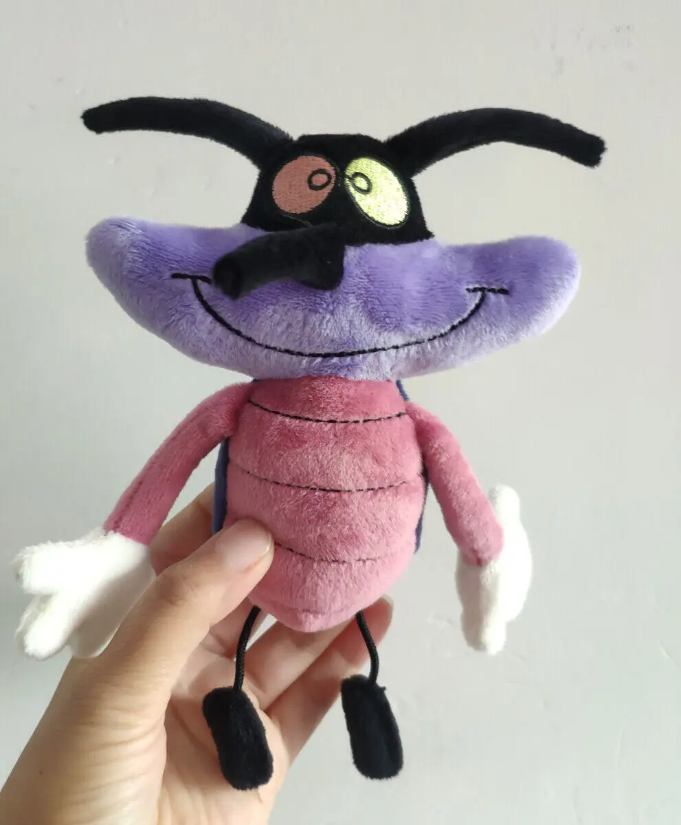 Rare 4pcs Oggy and the Cockroaches plush toy dolls oggy olivia jack