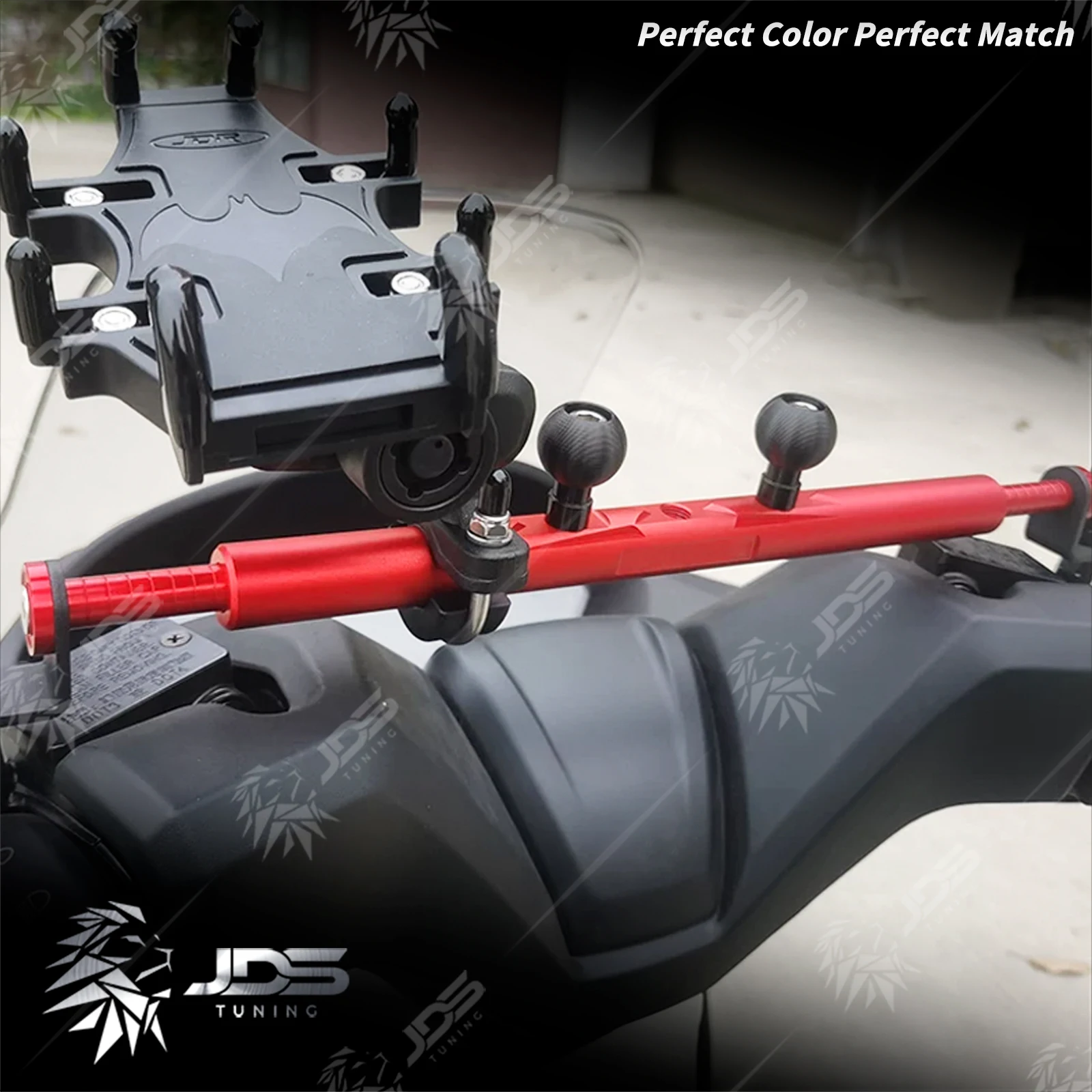 JDSTUNING For HONDA PCX 160/150/125 Crossbar Balance Beam Multifunction Bar Phone Holder Bracket Accessories Parts - view 4