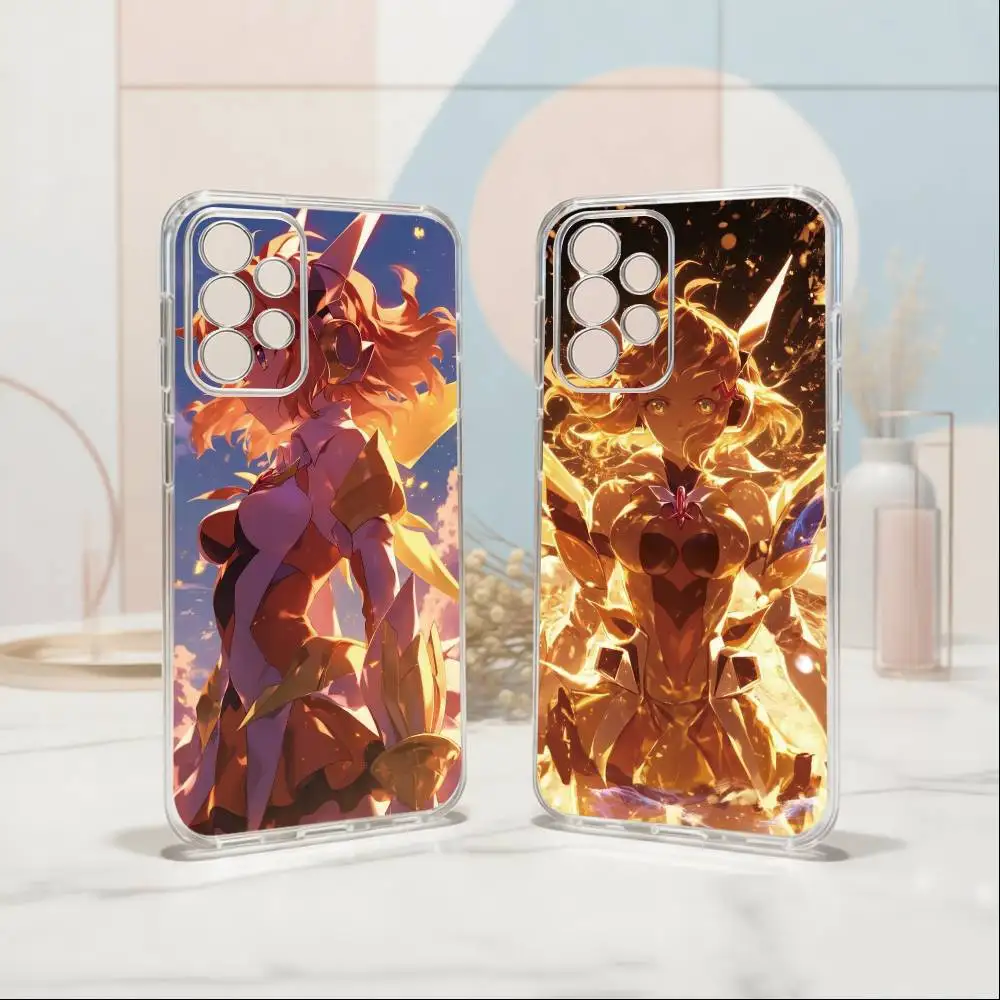 

Senki Zesshou Symphogear Phone Case Transparent Silicone Soft For Samsung S25,S24,S21,S22,S23,S30,Ultra,S20,Plus,Fe