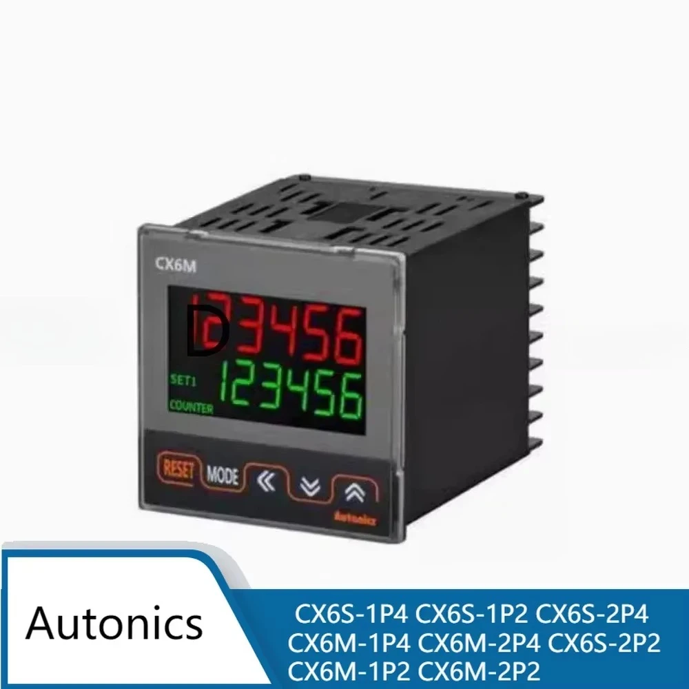 Autonics CX6S-1P4 CX6S-1P2 CX6S-2P4 CX6M-1P4 CX6M-2P4 CX6S-2P2 CX6M-1P2 CX6M-2P2 PNP NPN Relay SPDT 250V Timer Counter