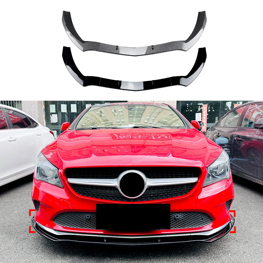 

For Benz CLA Class C117 2016-2019 standard version front bumper, front shovel, front lip exterior modification